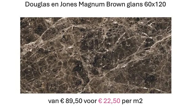 Magazijn opruiming!!!  Tot 70% KORTING op TEGELS, PVC, LAMINAAT & SANITAIR!