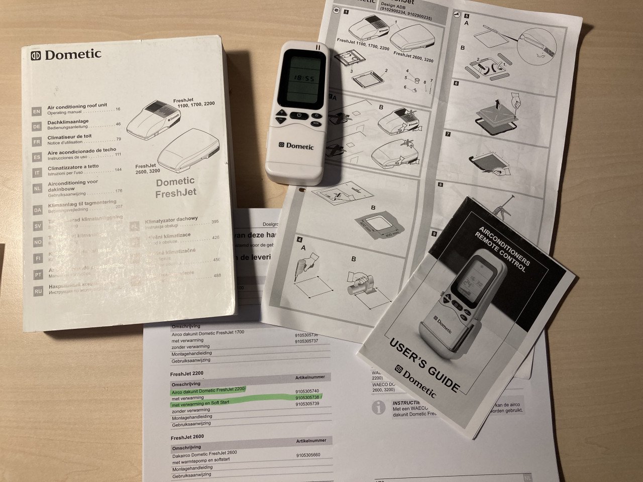 Dometic FreshJet 2200 Dak airco