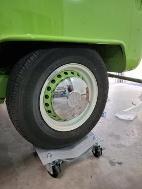 Volkswagen T2, Kever wieldop chrome schuurvondst NIEUW!