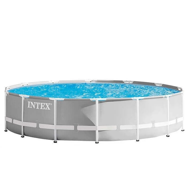 Zwembad Intex 457x107cm incl. zandfilterpomp, chloorpomp etc.