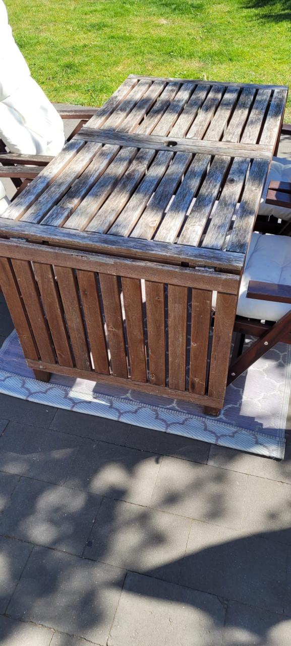 Tuinset met barbecue