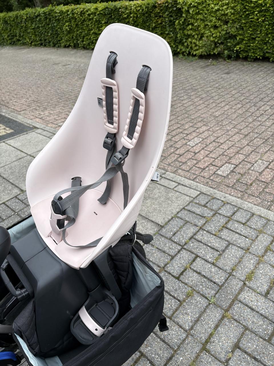 Urban Iki fietsstoel achter met adapter