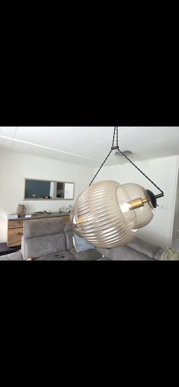 Glazen hanglamp