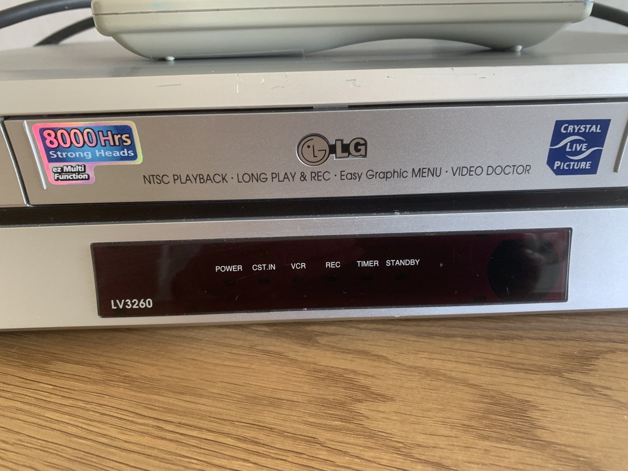 LG VHS-videorecorder z.g.a.n
