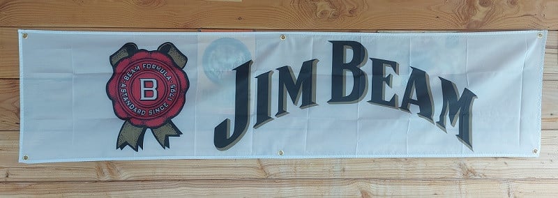 Jim Beam Banner/Vlag   NIEUW