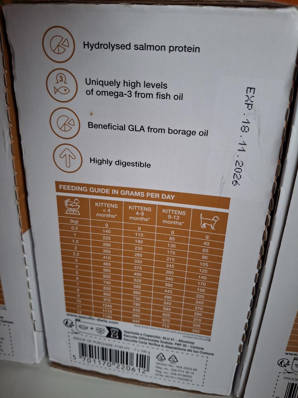 SPECIFIC Allergen Management Plus voor katten 6 dozen van 7x 100g