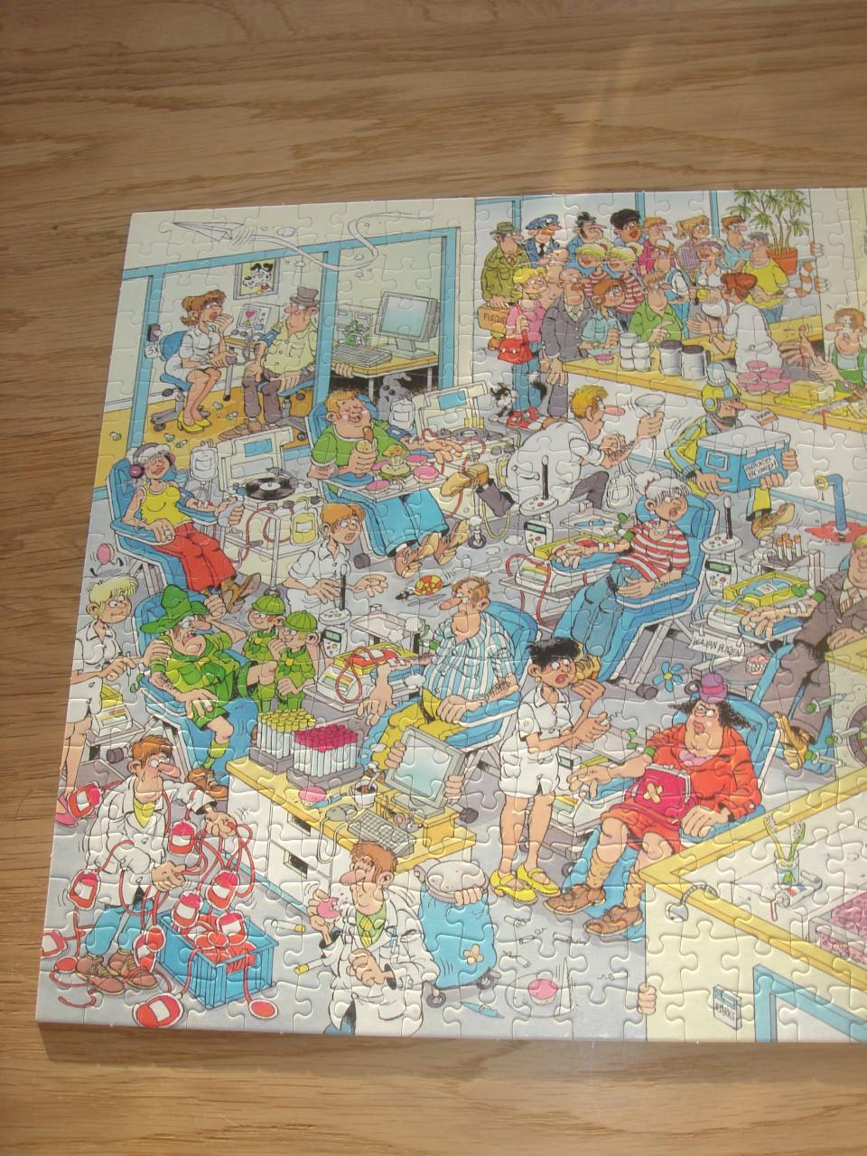 Te koop Complete Jan van Haasteren puzzel Sanquin Bloedbank 500 stukjes