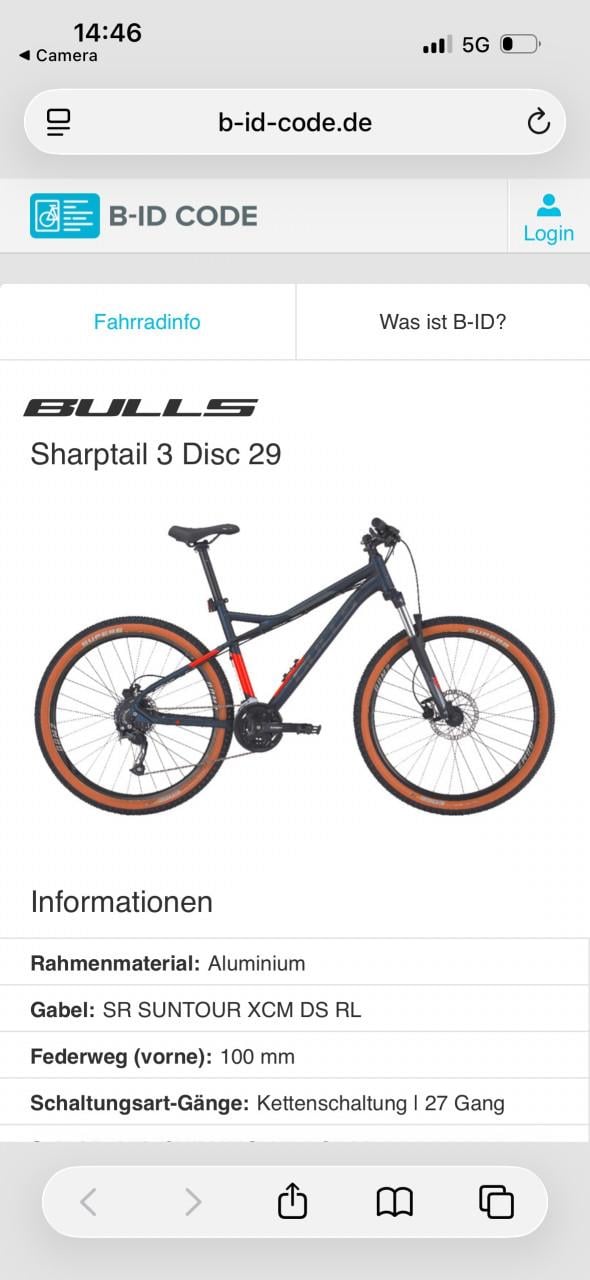Mountainbike - BULLS Sharptail 3 Disc 29 - Framemaat 60
