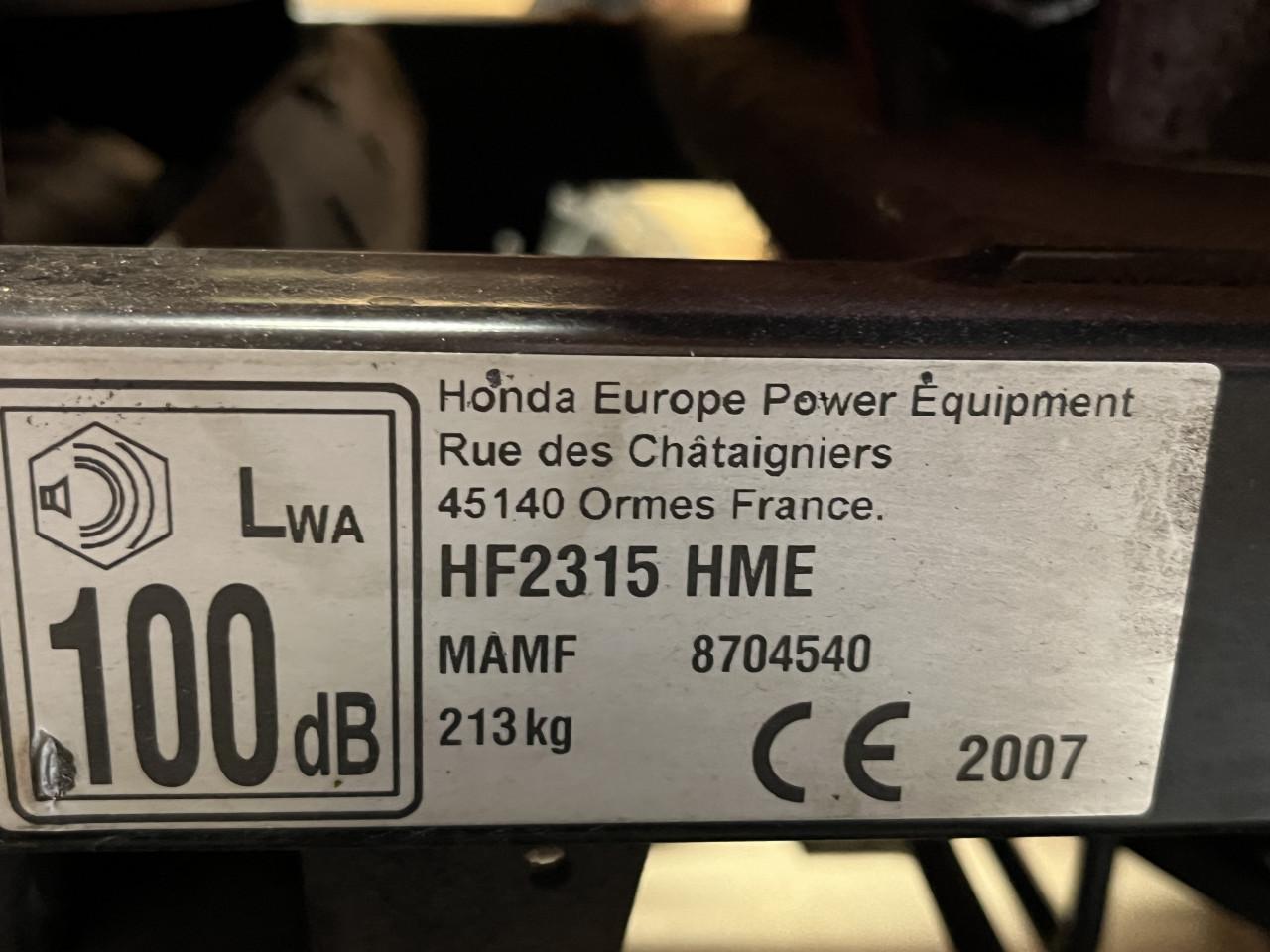 Zitmaaier Honda 2315