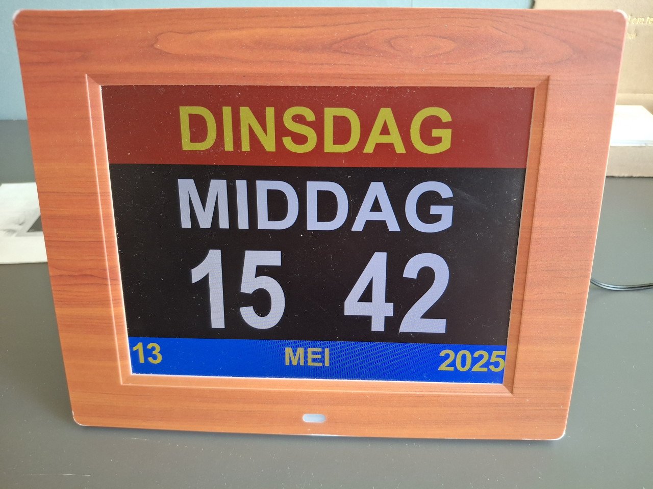 Digitale dementie klok