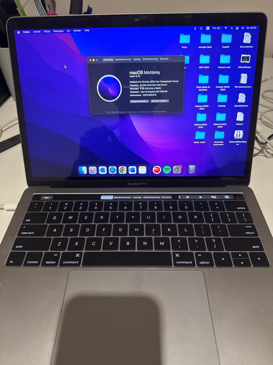 Macbook pro 13 inch 2016