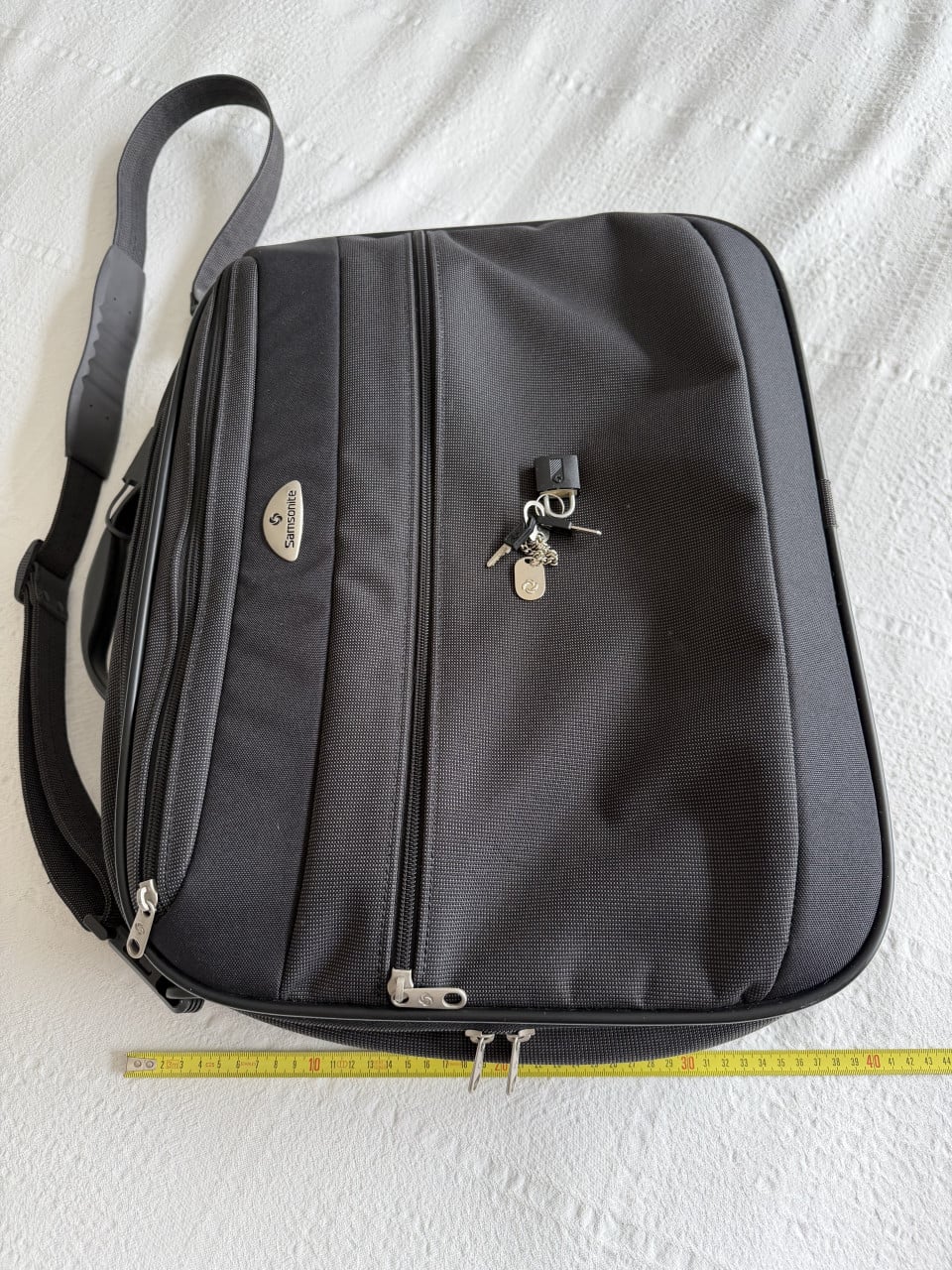 Samsonite draag reis tas zwart 46x36x16