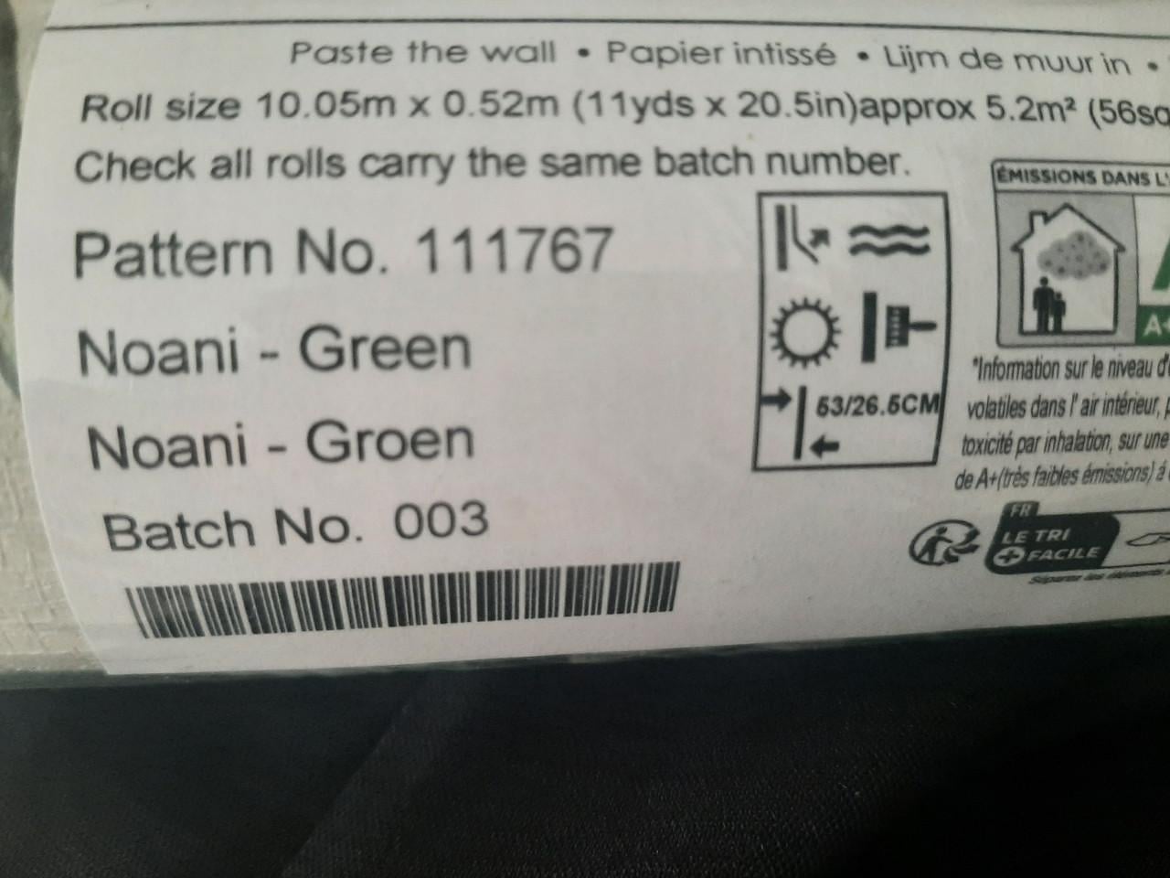 Behang Noani-groen
