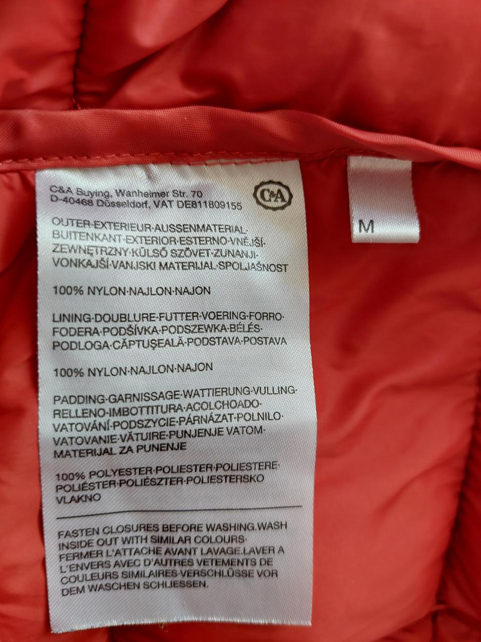 Nieuw oranje damesjack mt M C&A