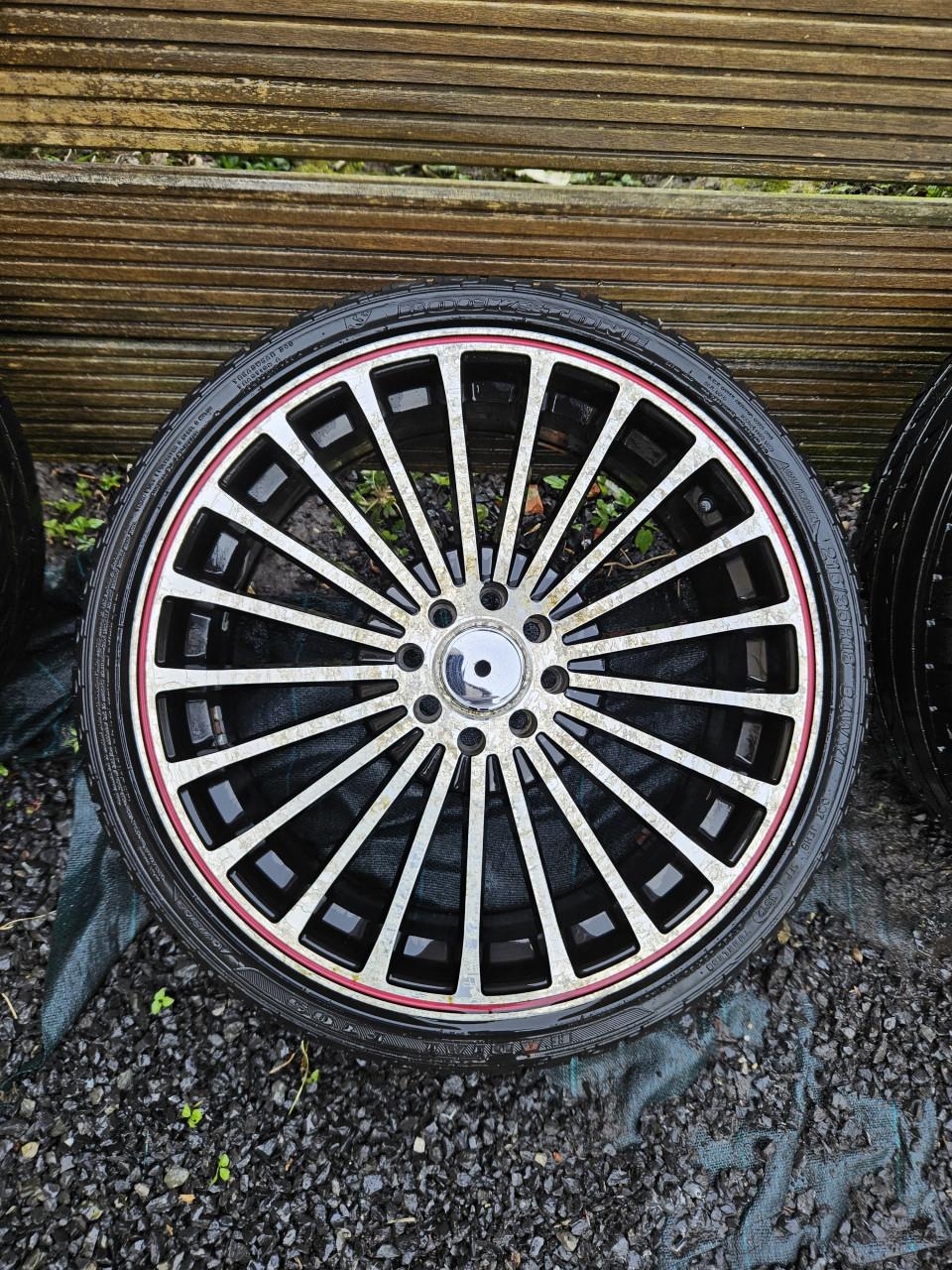 18 inch multisteek set met banden