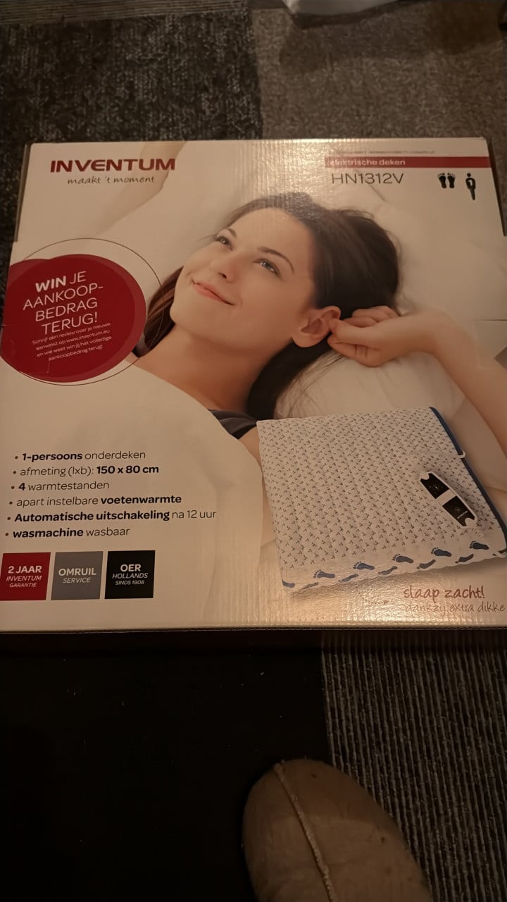 2 een persoons elektrische deken