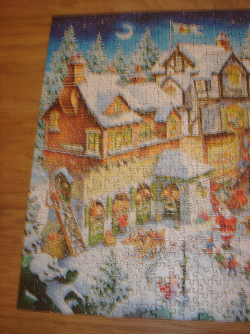 Te koop Complete Christmas Village puzzel Ravensburger