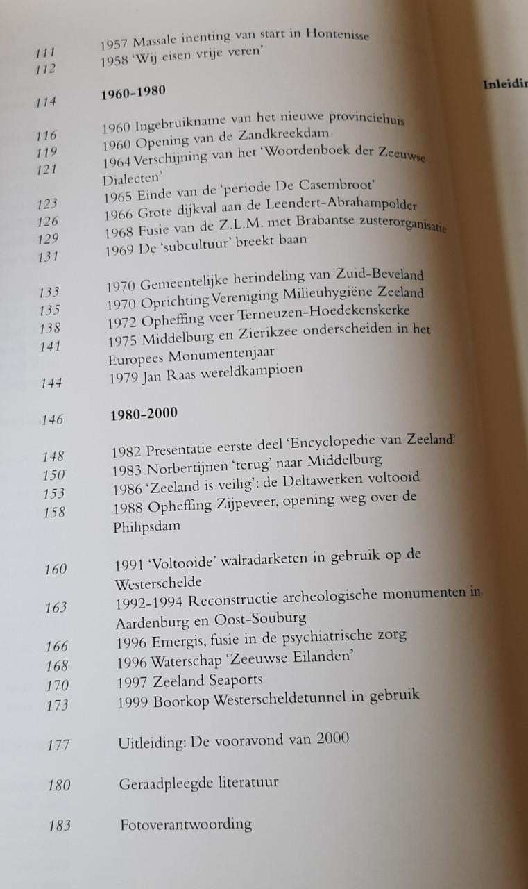 Zeeland 1900 – 2000, door J.B. Kuipers