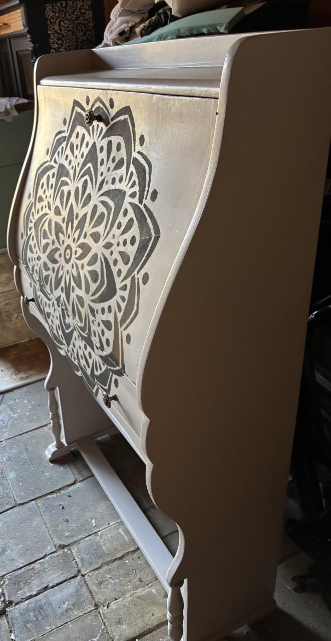 Unieke vintage Secretaire