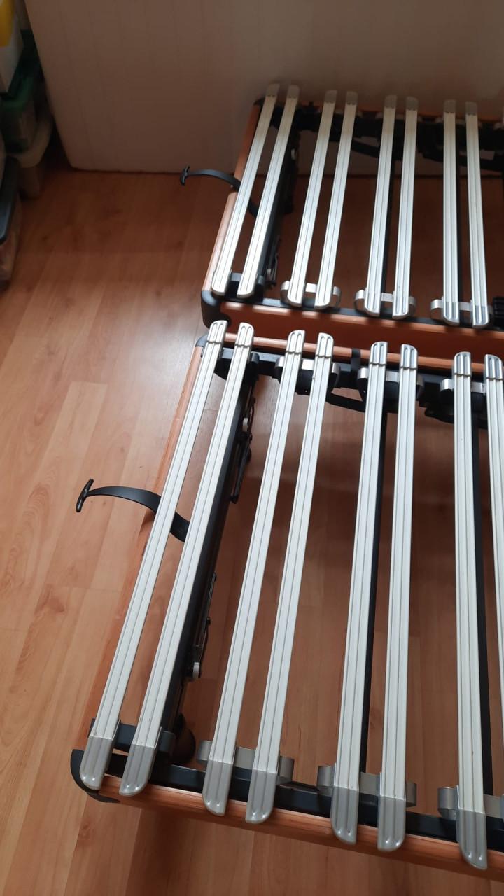 Elektrische lattenbodems 90 x 200 cm in prima staat