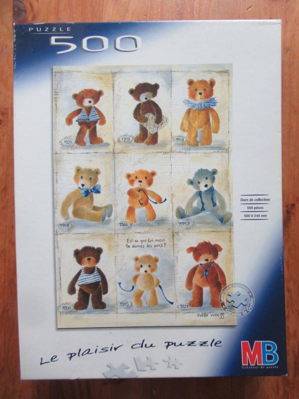 Grappige volledige puzzel van 500 stukjes, zo goed als nieuw