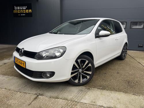 Volkswagen Golf 1.6 75KW 2009 Wit Airco Apk Navigatie Xenon
