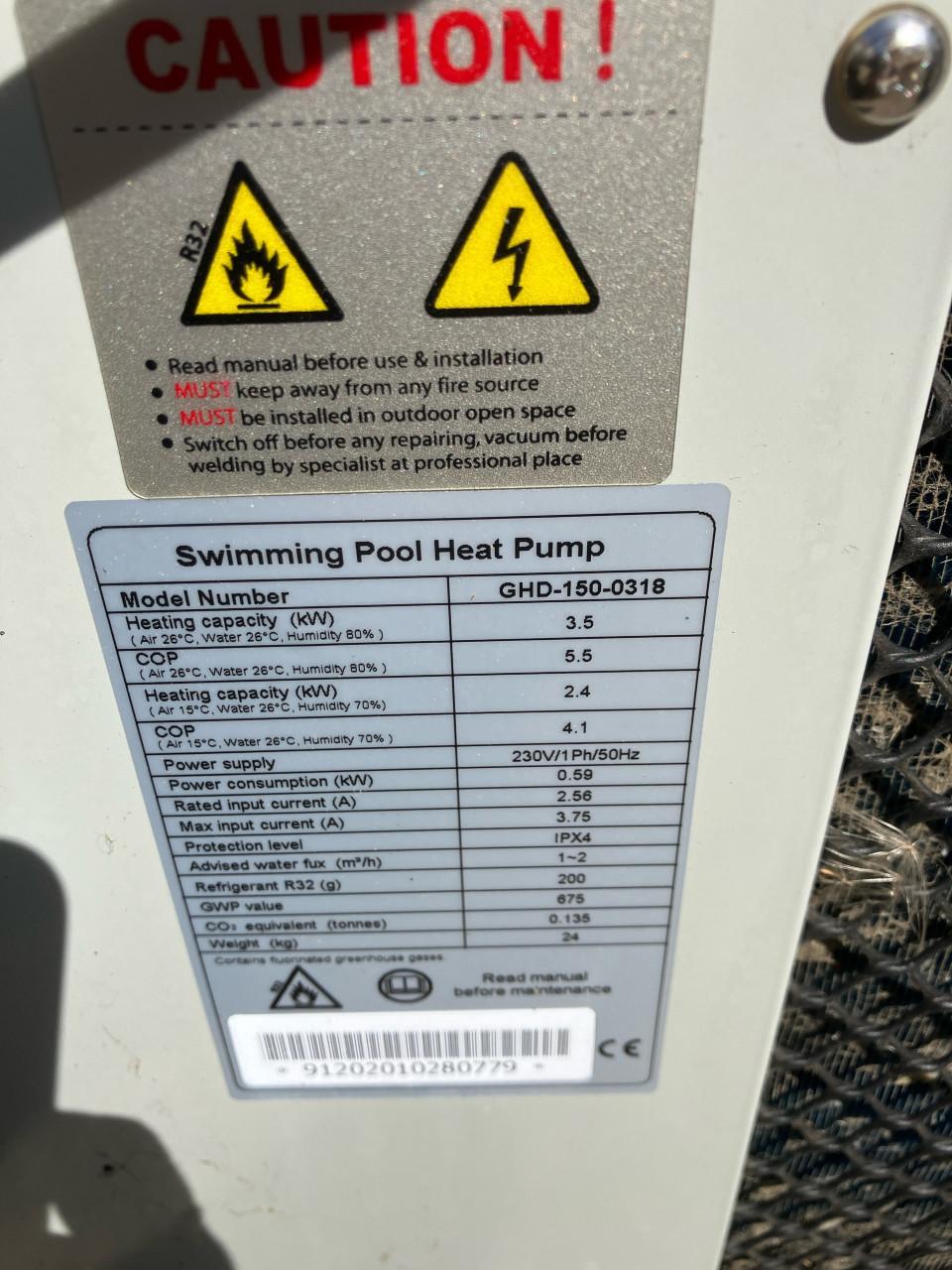 Pomp en warmtepomp zwembad