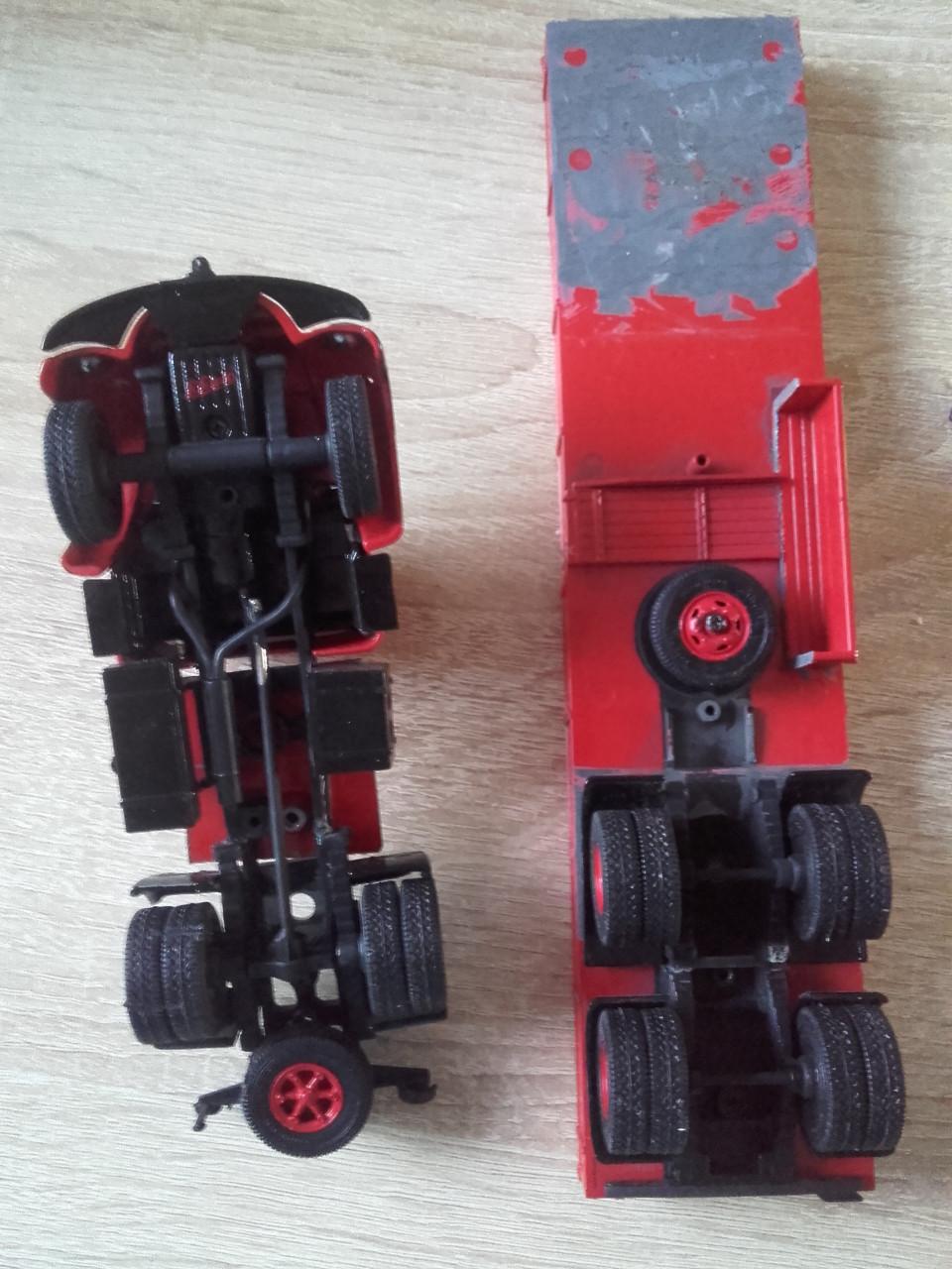 Magirus trekker/oplegger Schuco.