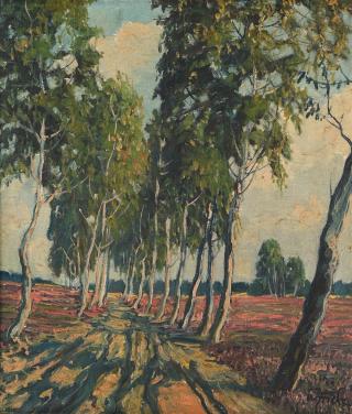 HEIDELANDSCHAP WALTER FRICKE 1893 -1970