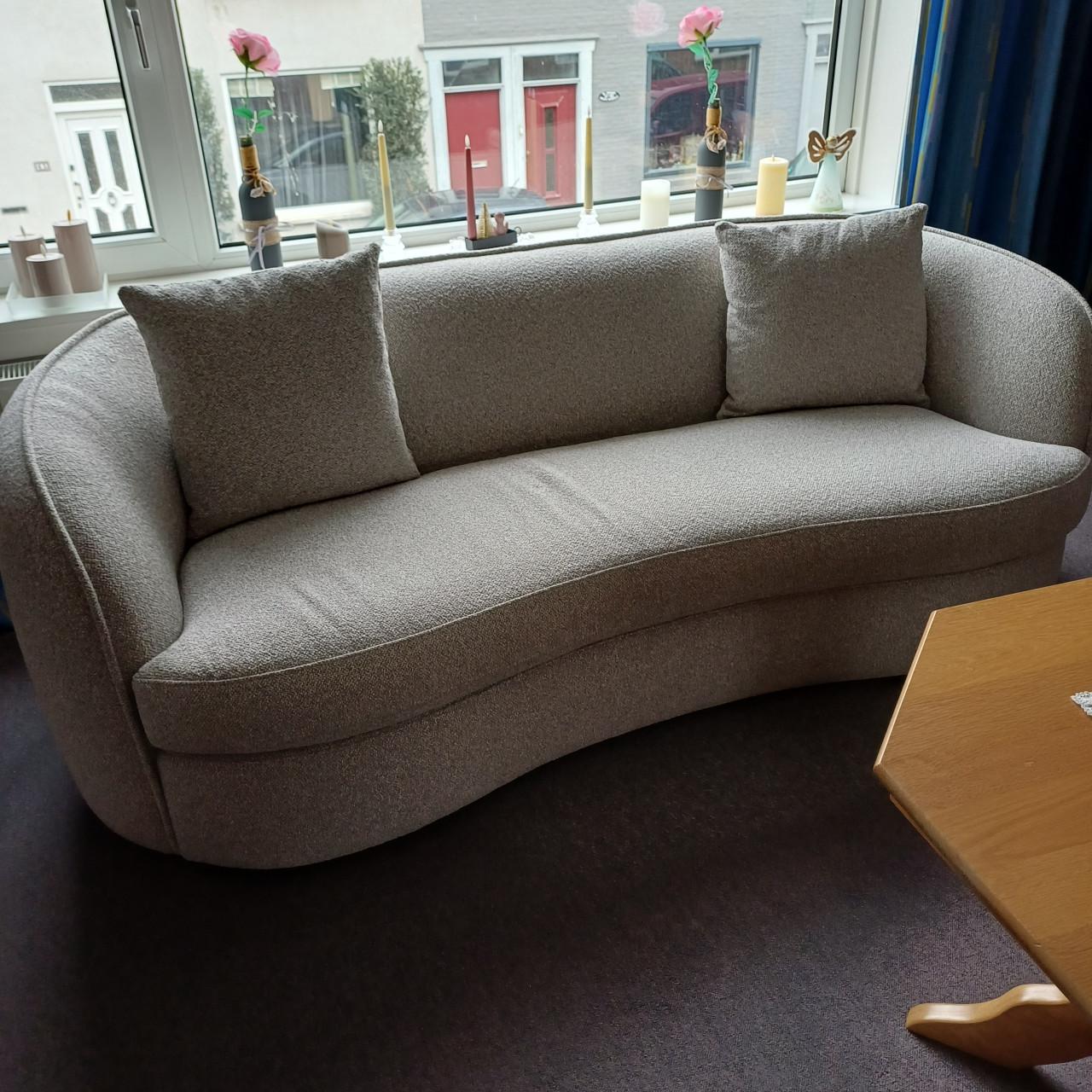 3,5 zits bank kleur grijs/beige