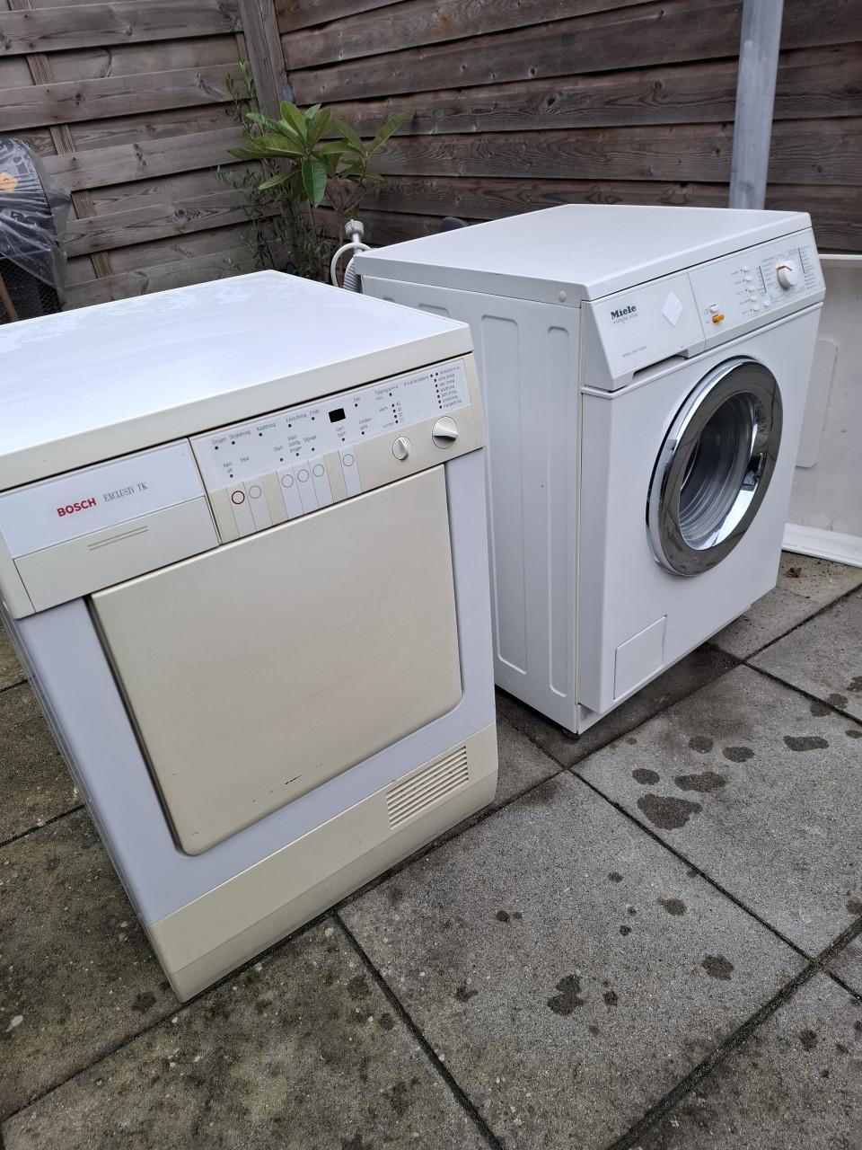 Miele wasmachine 5kg. Novotronic.En Bosch droger.