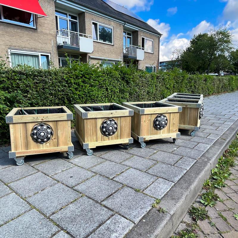 Zeeuwse knop bloembakken projecten ter inspiraties L60 x B60 x H60