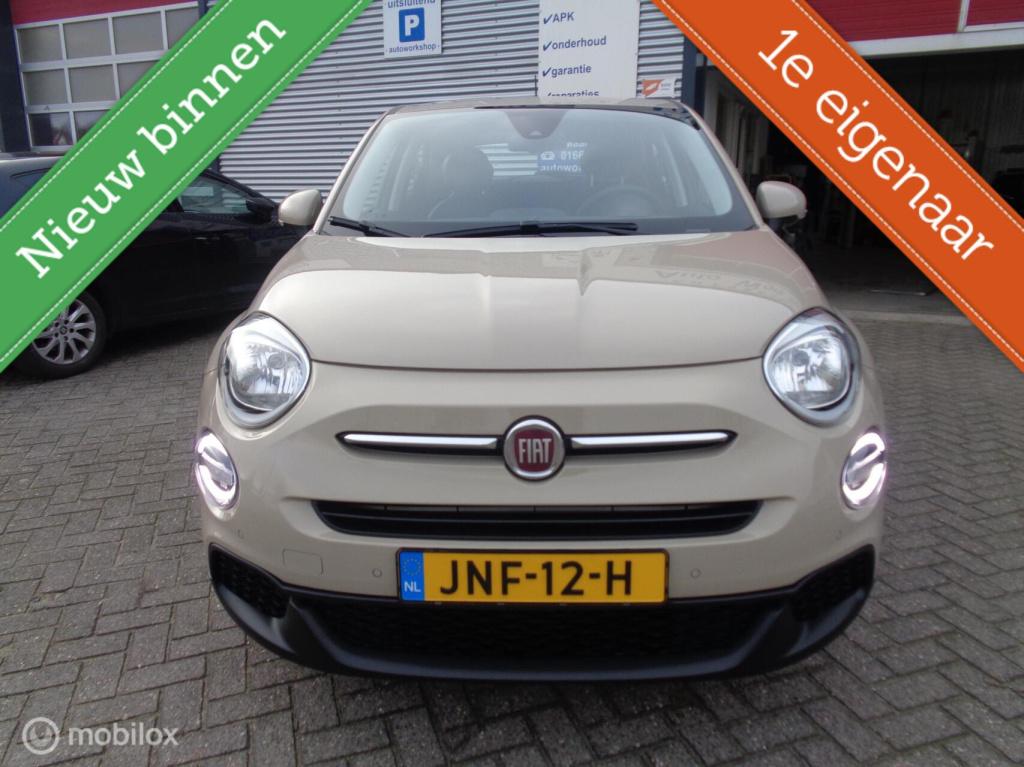 Fiat 500x 1.0 gse lounge/airco/key less/camera/pdc/lm velgen/1st eig/led