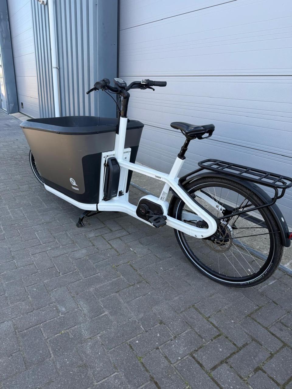Carqon Classic elektrische bakfiets – slechts 101 km gereden