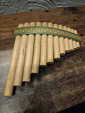 Mooie bamboe panfluit - Handgemaakt blaasinstrument