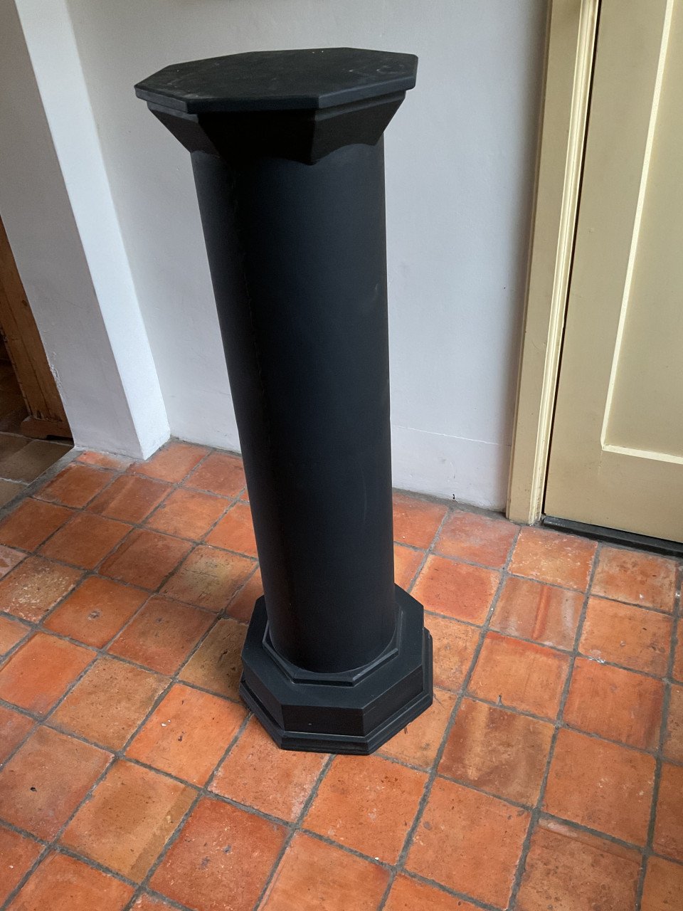 Antieke houten zuil