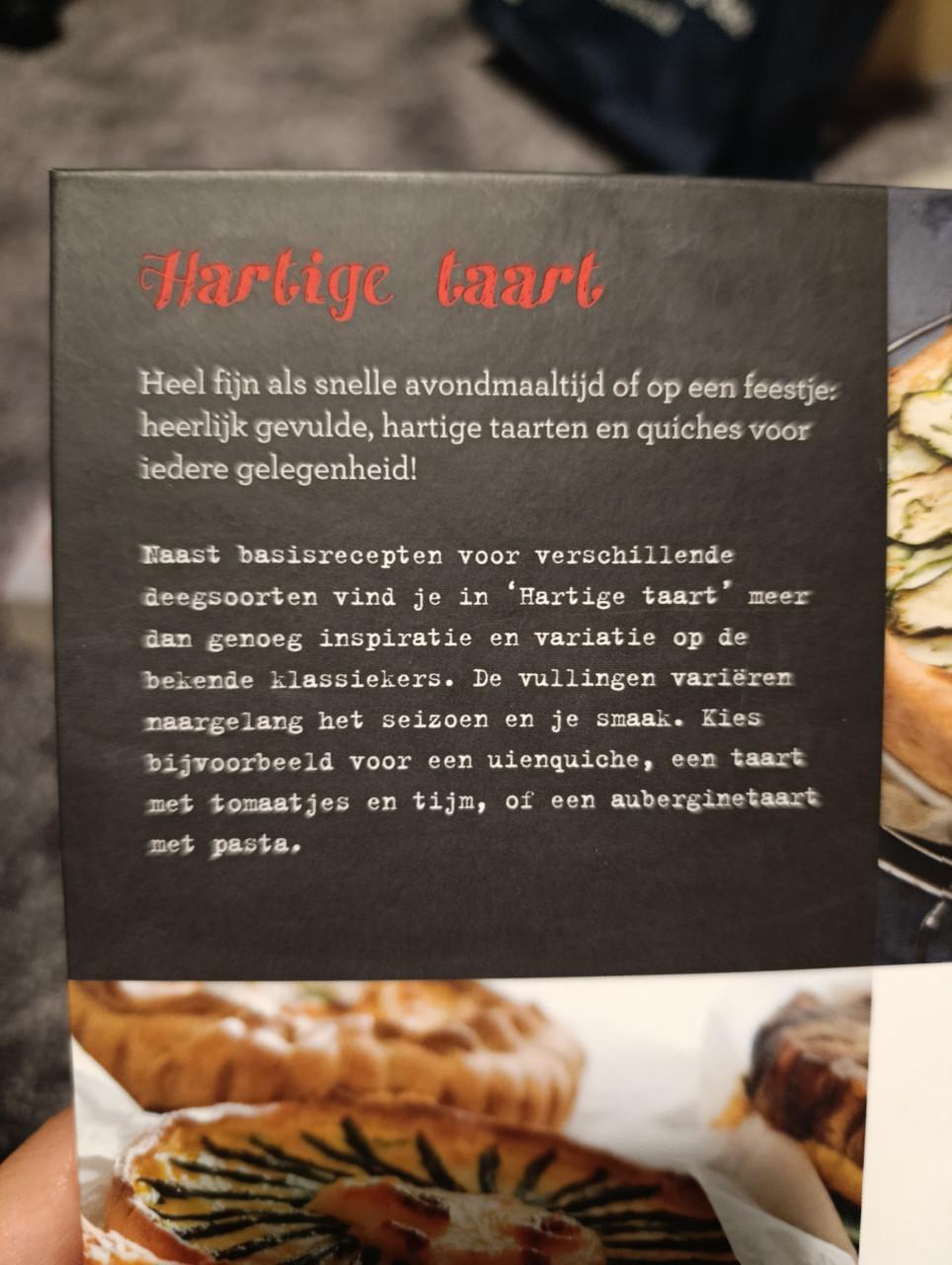 Hartige taart kookboek