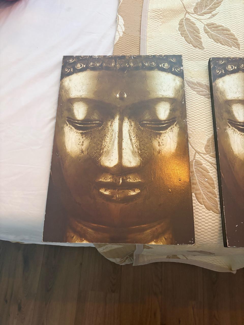 2 Budha posters op canvas