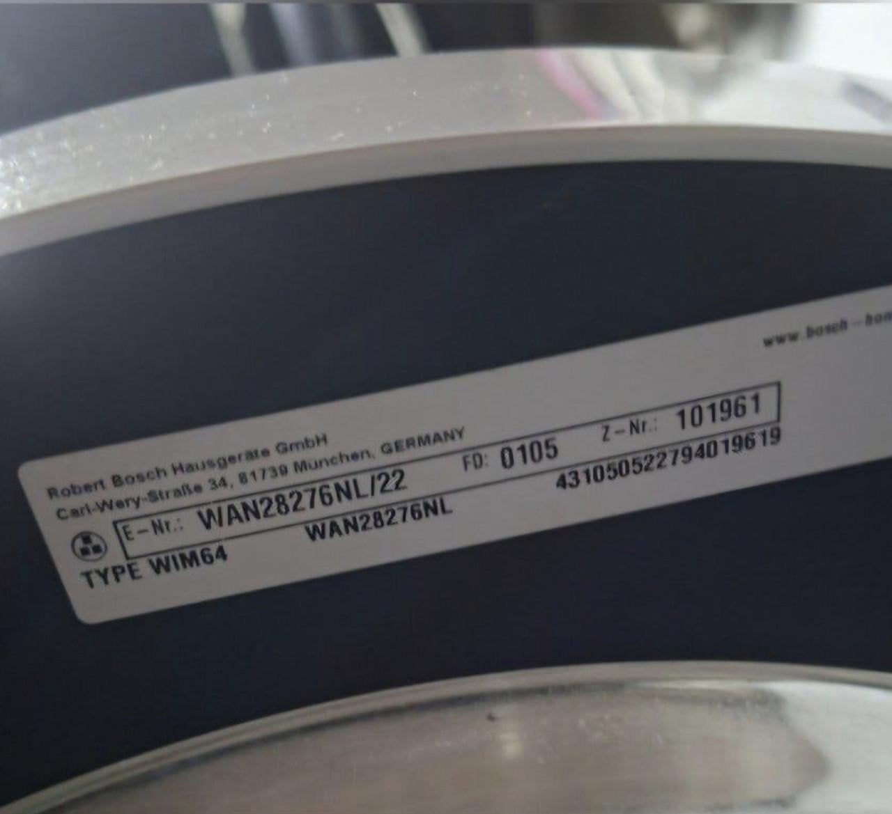 Bosch Wasmachine