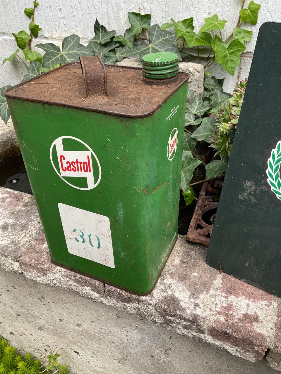 Oud blik Castrol 6 liter