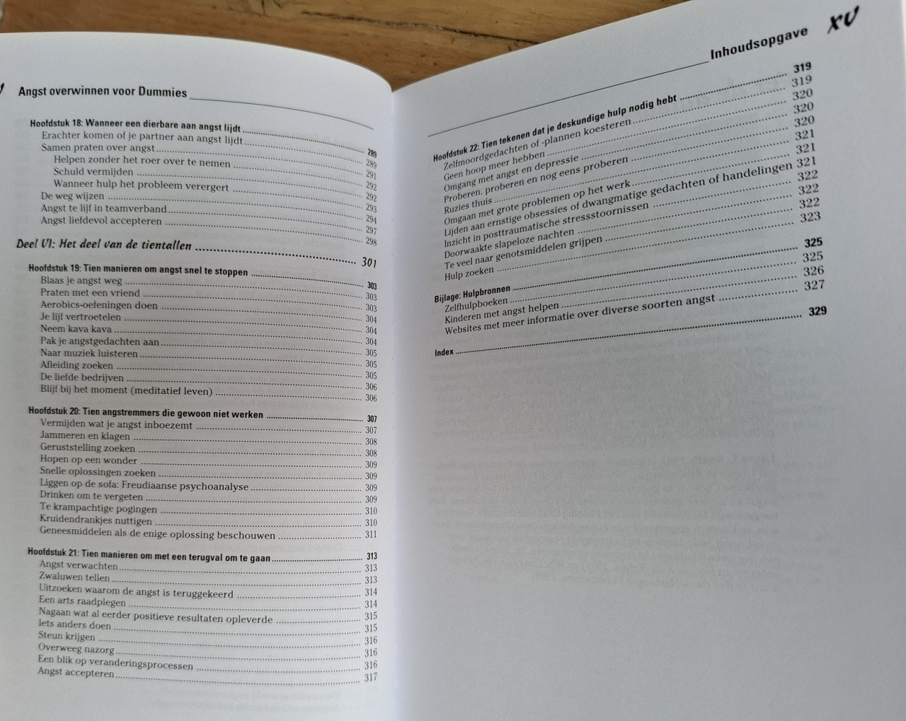 Angst overwinnen voor Dummies, door   C.H. Elliot en L.L. Smith