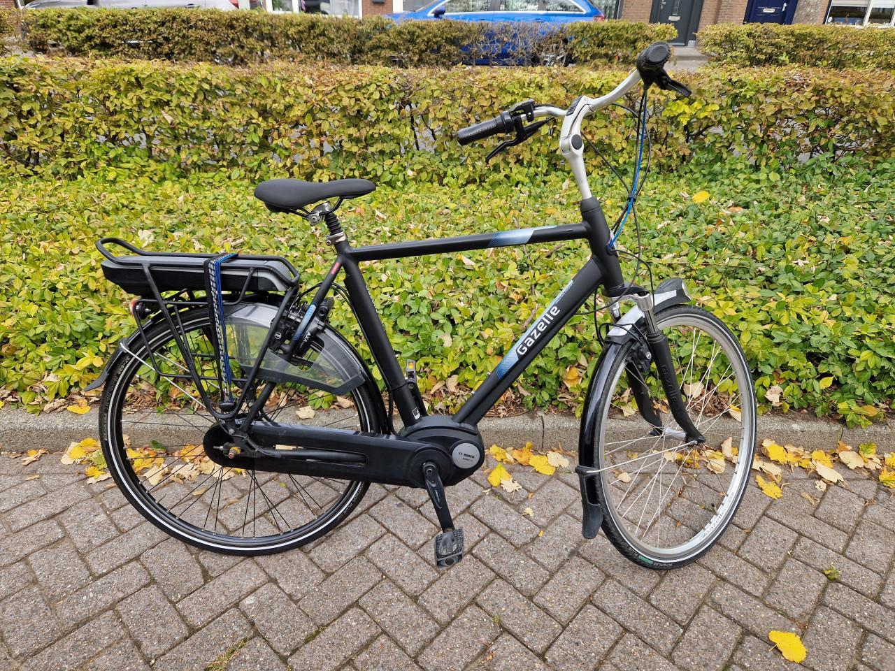 Gazelle elektrische heren fiets met Bosch middenmotor en 500WH accu