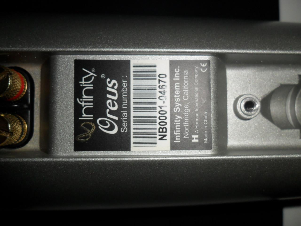 INFINITY 5.1 DOLBY SURROUND SET