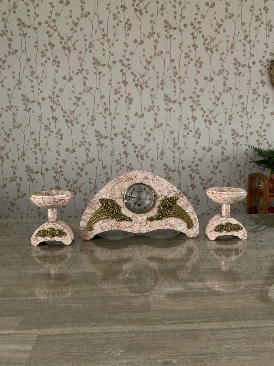 ✨Schitterende Sfeervolle Art Deco Pendule Set✨1920-1930