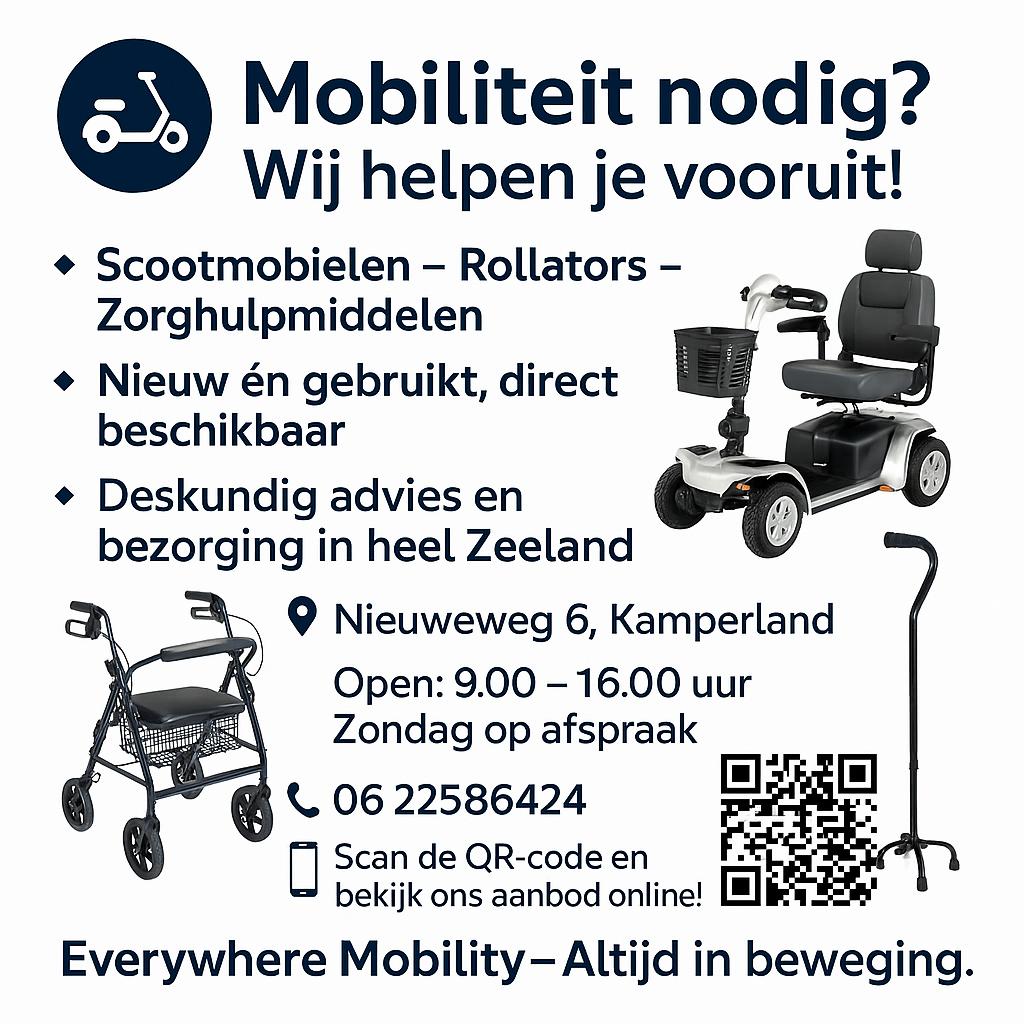 🛵 Mobiliteit nodig? Everywhere Mobility helpt je vooruit!
