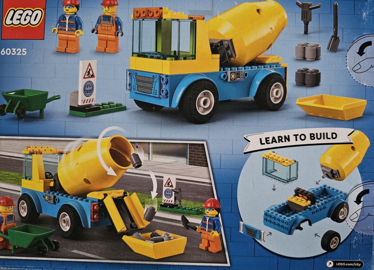 LEGO City 60325 Cementwagen - Nieuw in doos!