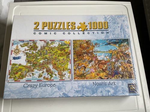 King puzzel nieuw in de verpakking 2x 1000 stukjes € 2