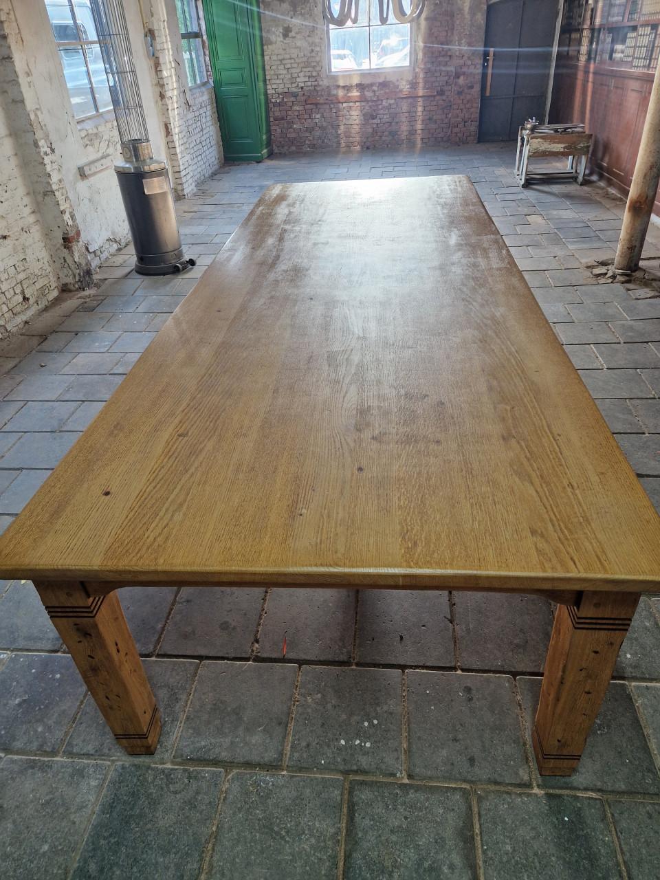 Grote boerentafel-familietafel-chateautafel 330 cm