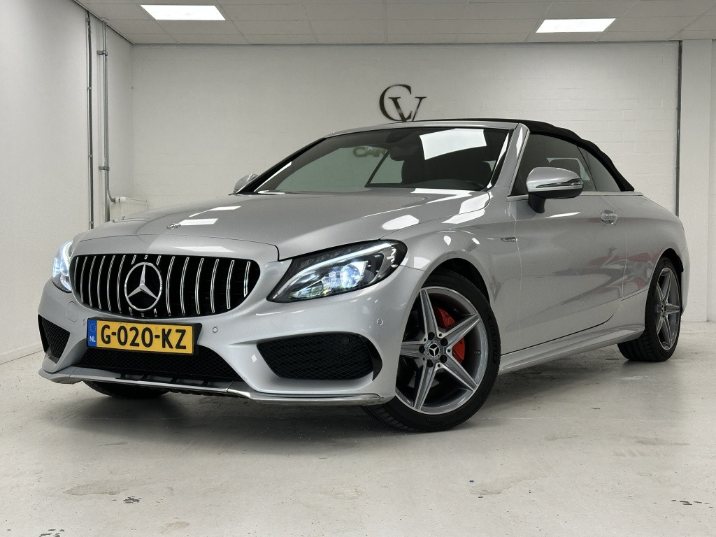 Mercedes-Benz C-Klasse cabrio 200 amg line 230pk | trekhaak | airscarf | 18