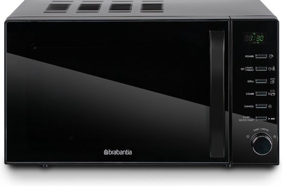 Brabantia BBEK1145DG Magnetron Grillfunctie 13 automatische kookprogramma’s